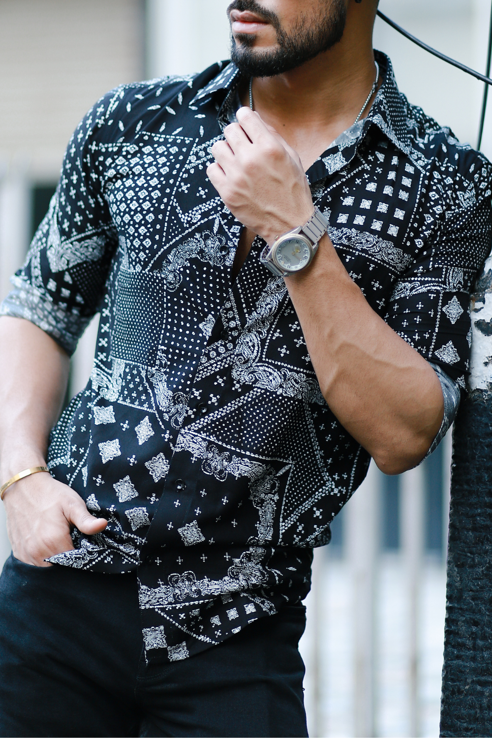 Bandana Print Shirt
