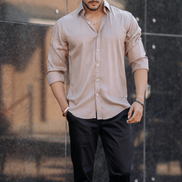 Beige Shirt - Pure cotton