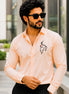 Hanuman Ji Designer Shirt - Bhagwa