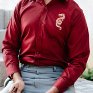 Saphira - Maroon Giza Cotton Shirt